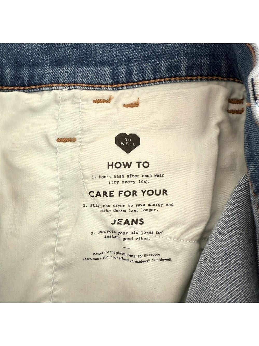 Madewell 11" Roadtripper High Rise Skinny Jeans Womens Size 28 Blue Light Wash - Picture 8 of 14